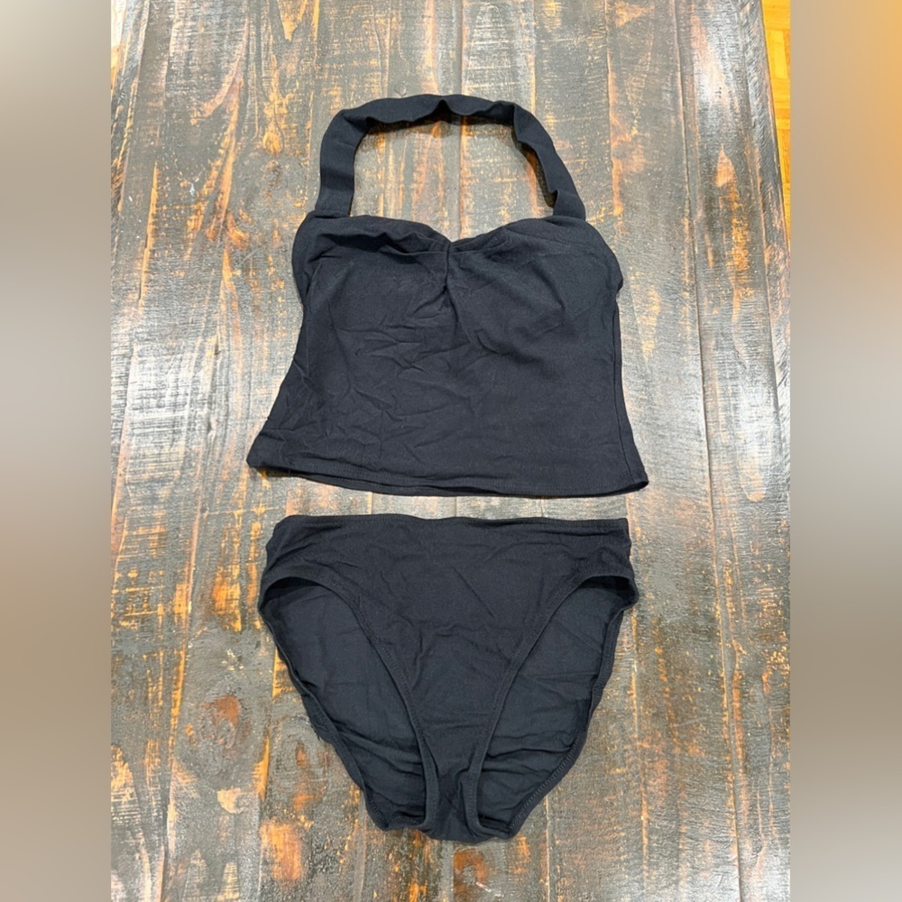 Bill Blass classic black Tankini bathing suit